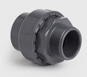 11/2" PVC-U UNION MALE THREAD ONE END